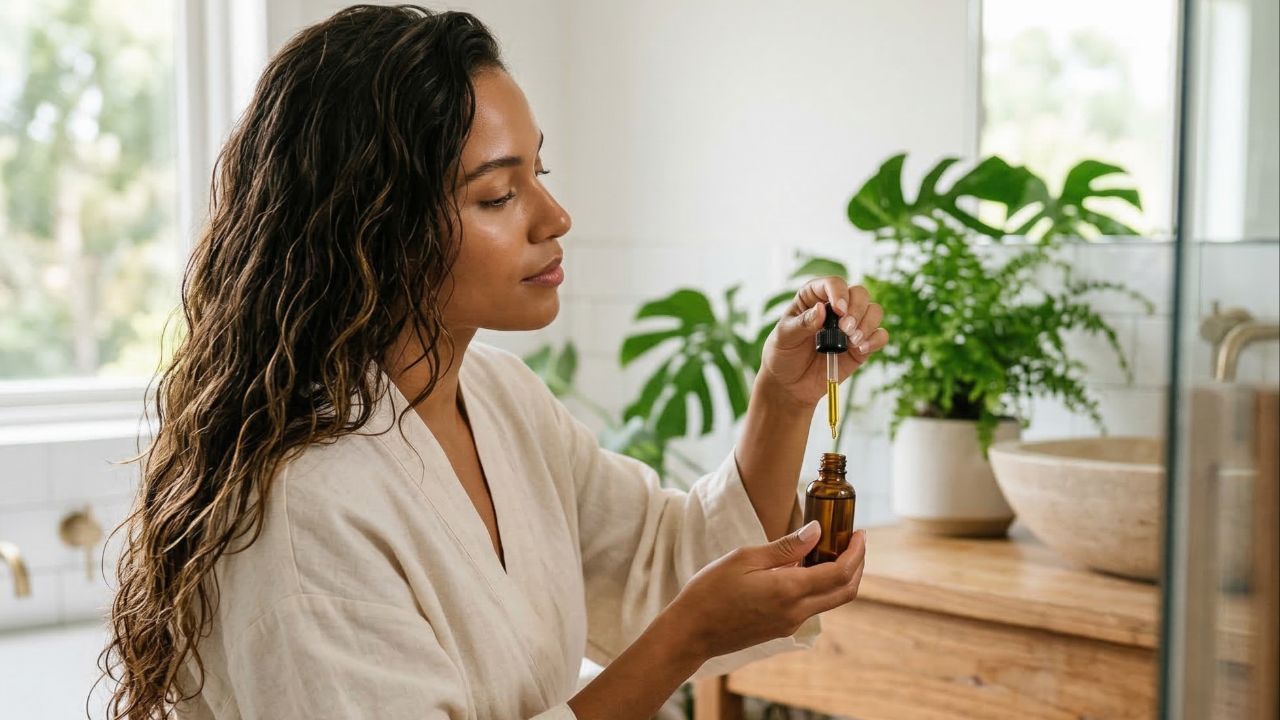 A dose e a técnica certas alinham os fios sem pesar.