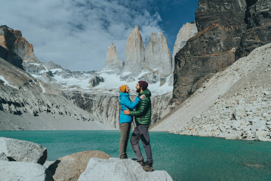 Parque Nacional Torres del Paine, na Patagônio chile