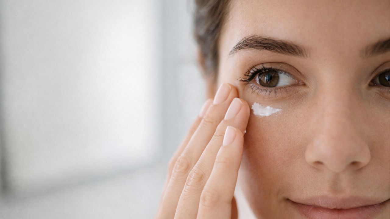 Após os 35, use produtos específicos e toque suave na sensível área dos olhos.