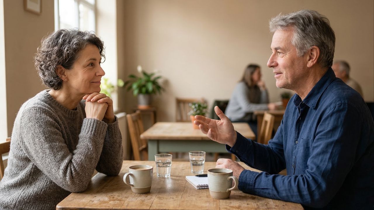 A empatia humaniza o diálogo ao reconhecer sentimentos e reduzir conflitos.