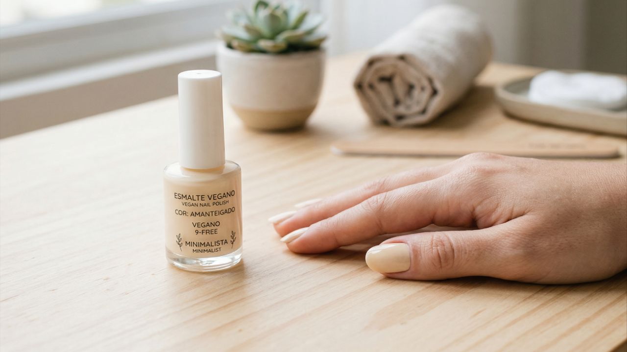 O esmalte amanteigado une o minimalismo sofisticado à tendência da beleza limpa.