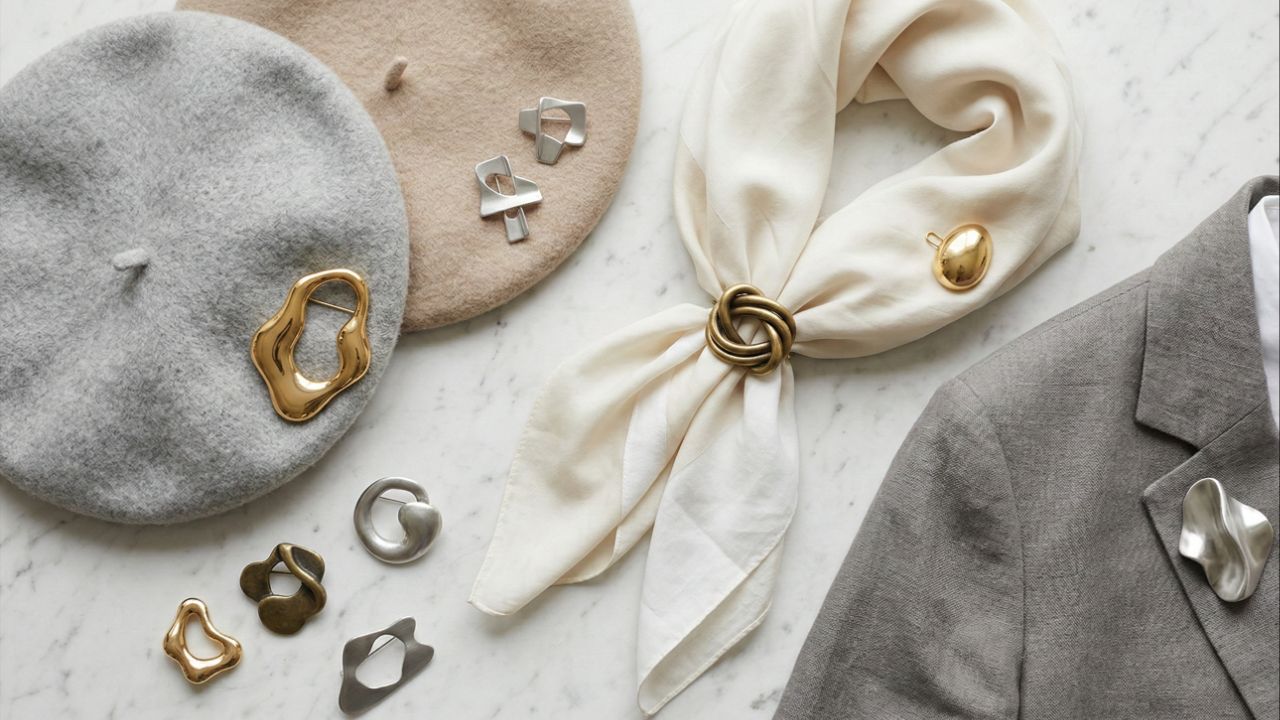 Broches em destaque: o acessório de 2026 para personalizar e atualizar o visual.