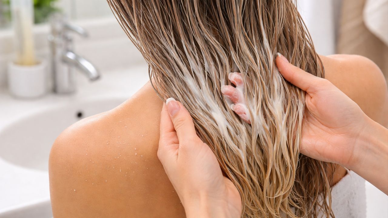 Lave apenas a raiz, condicione as pontas e evite excessos para controlar a oleosidade.