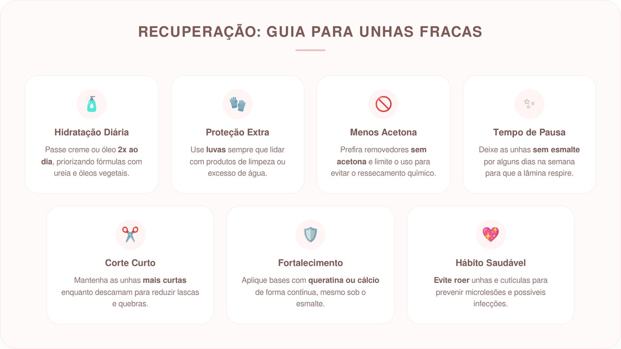 Unhas descamando? O cuidado caseiro que pode ajudar mais do que trocar de esmalte