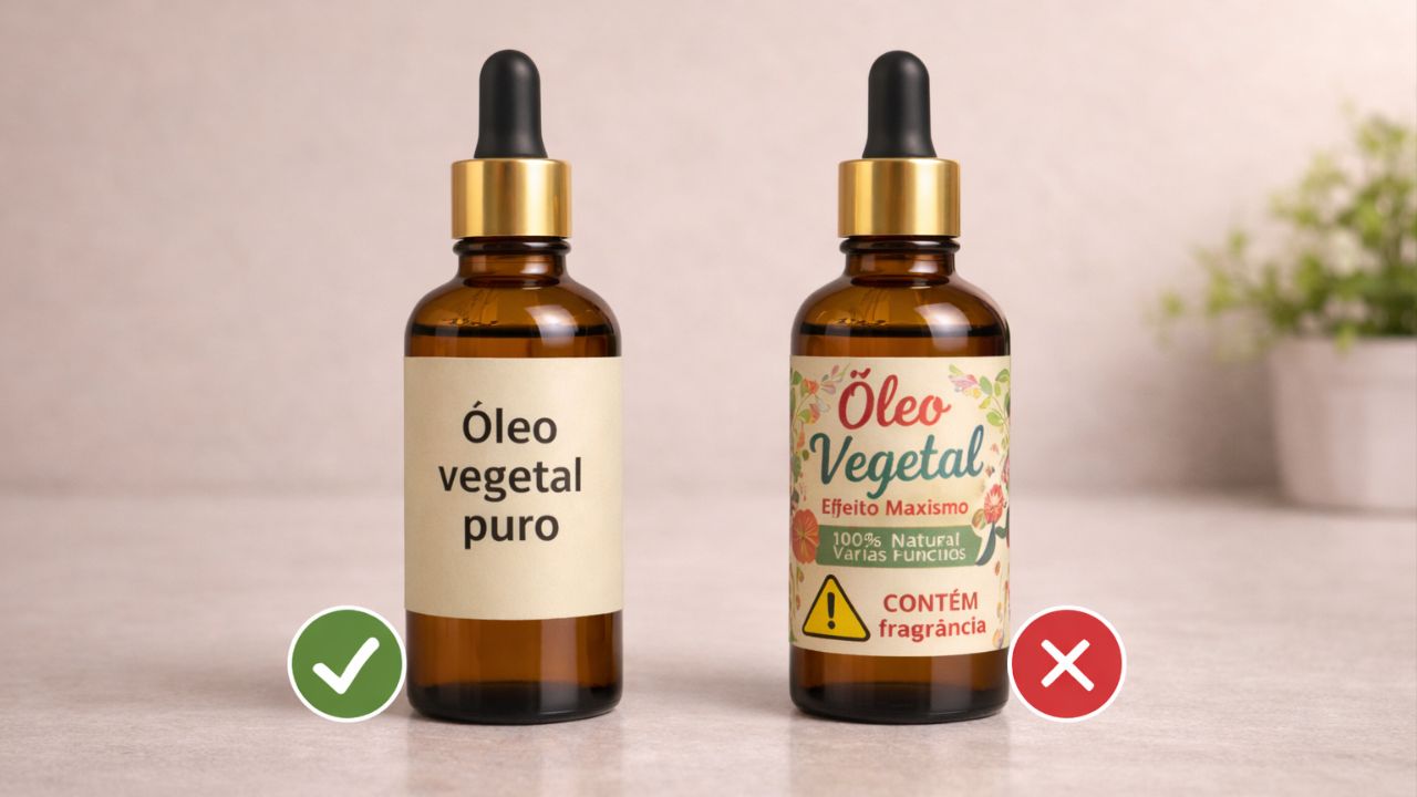 A escolha do óleo correto evita irritações e poros entupidos.