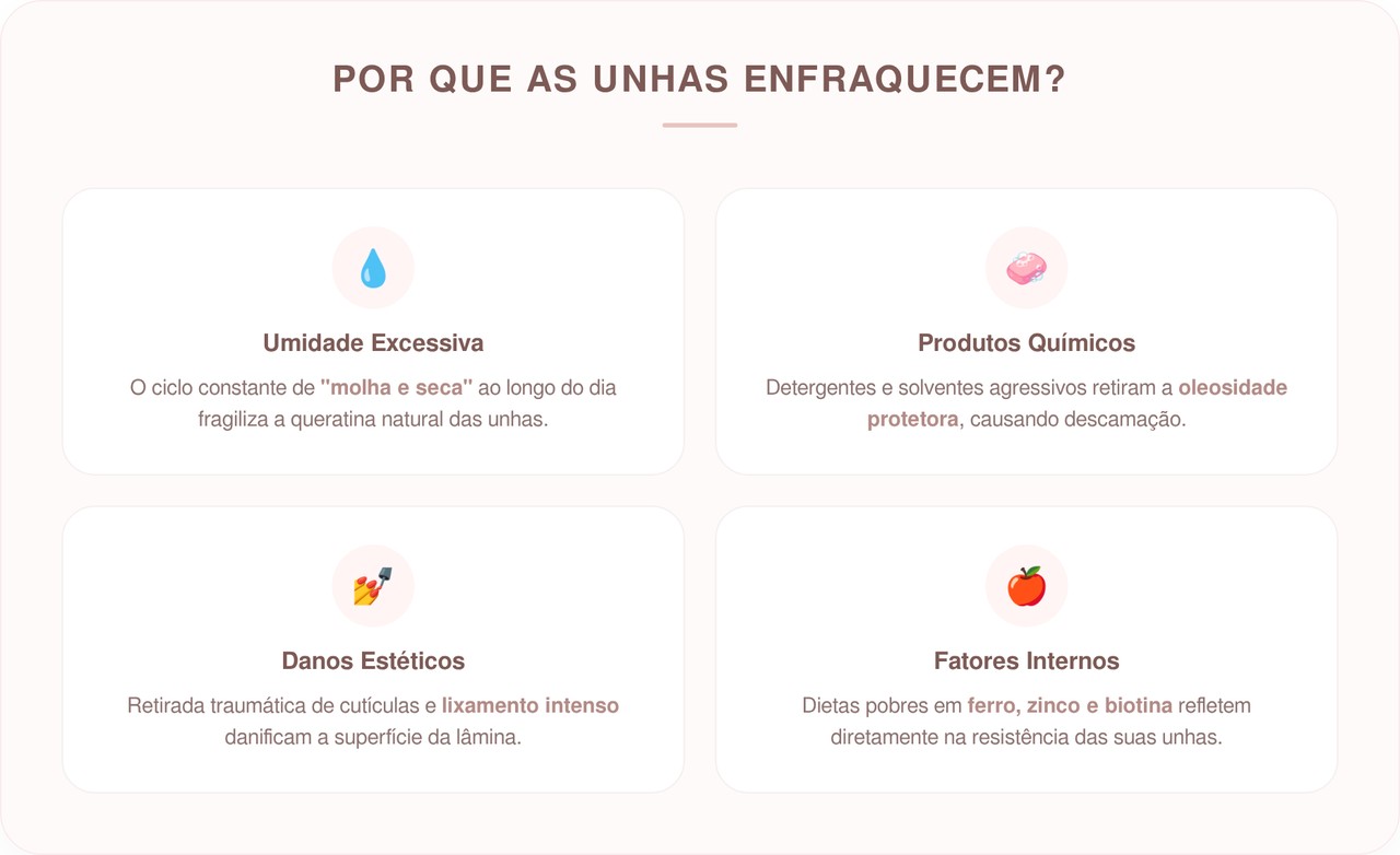 Unhas descamando? O cuidado caseiro que pode ajudar mais do que trocar de esmalte