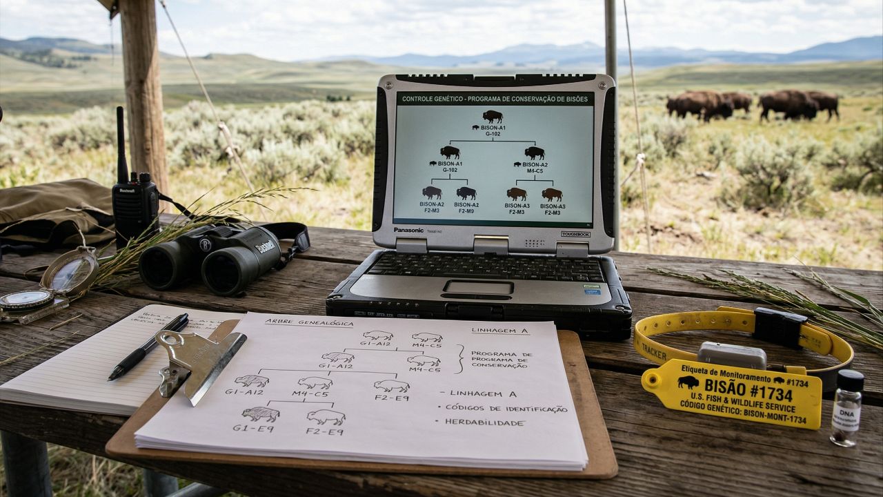 O bisão otimiza a captura de carbono ao regenerar solos e ecossistemas.