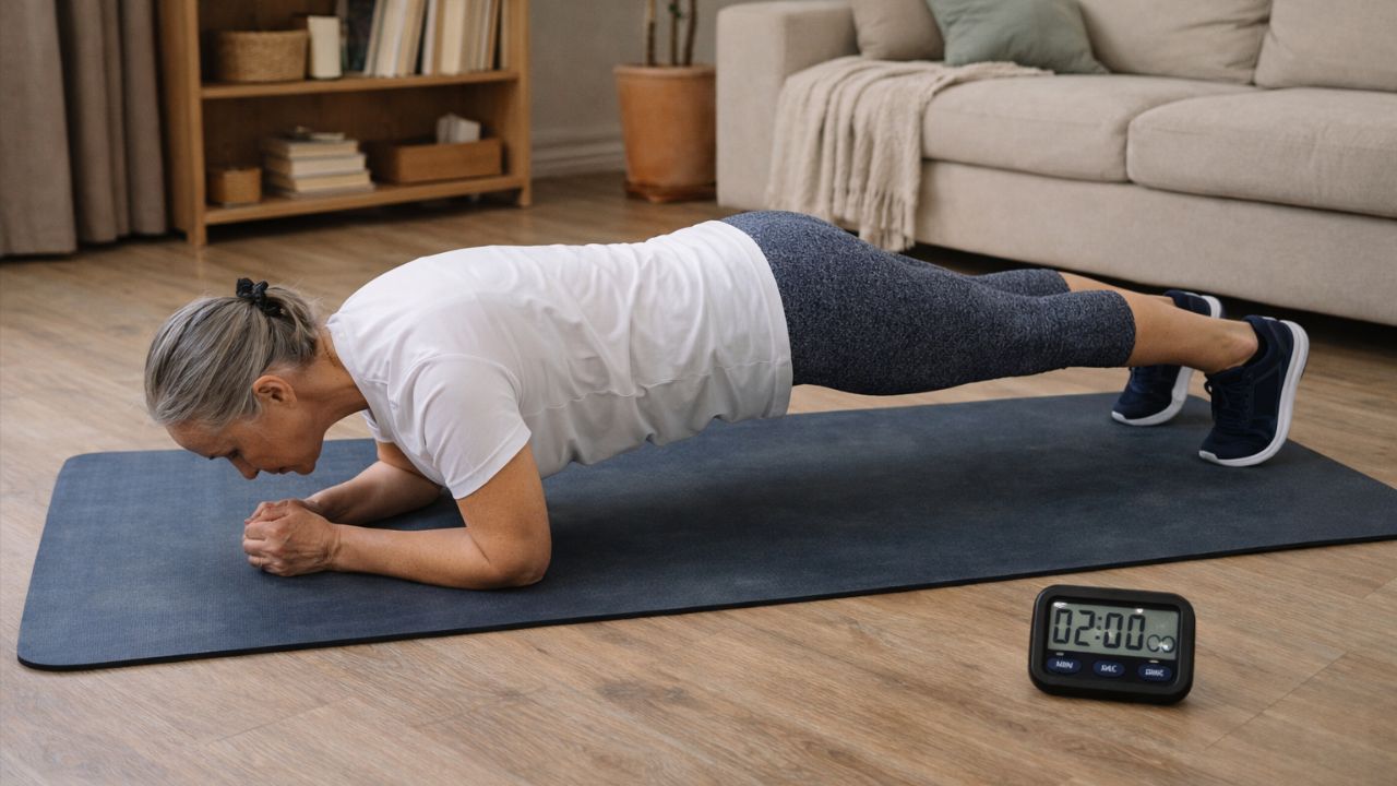 Circuito de baixo impacto reduz a gordura abdominal após os 40 com segurança.