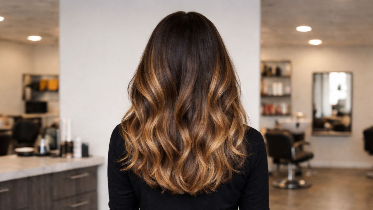 Técnicas de luz capilar realçam estrategicamente o rosto.