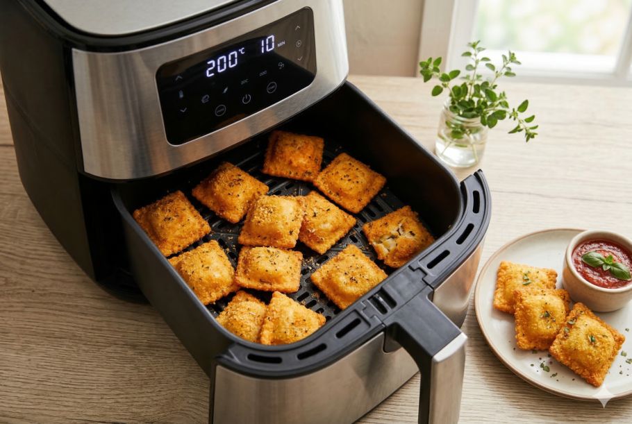 Receita fácil que transforma massa recheada em um petisco dourado e diferente