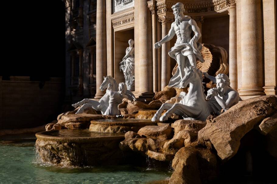 Detalhe da Fontana di Trevi de Serra Negra