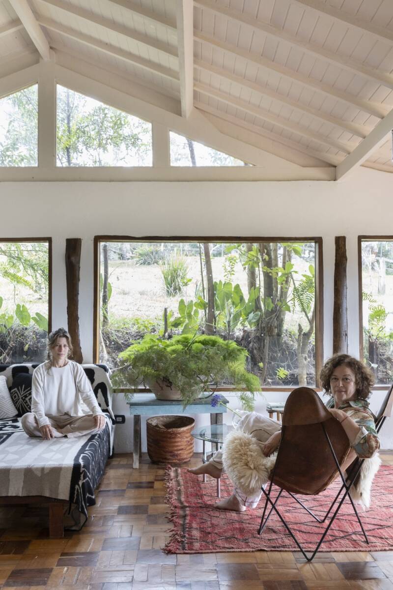 Thamy Silva e Betty Prado, responsáveis pela Casa Bocaina