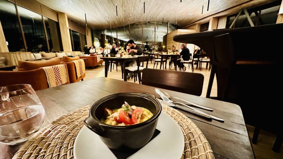 Escolhi o menu plant based do Tierra