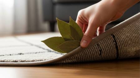 O cheiro do louro pode ajudar a neutralizar odores em tapetes e carpetes