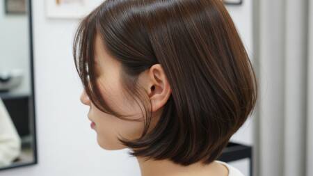 O corte de cabelo curto e moderno, o "bob japonês", é ideal para cabelos finos, macios e com cachos naturais! Ele pode valorizar o formato do seu rosto, e até mesmo rostos redondos podem ficar bem com ele