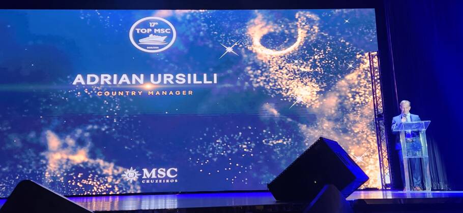 Adrian Ursilli, diretor-geral da MSC Cruzeiros no Brasil