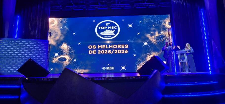 MSC Cruzeiros premiou os principais parceiros comerciais da temporada