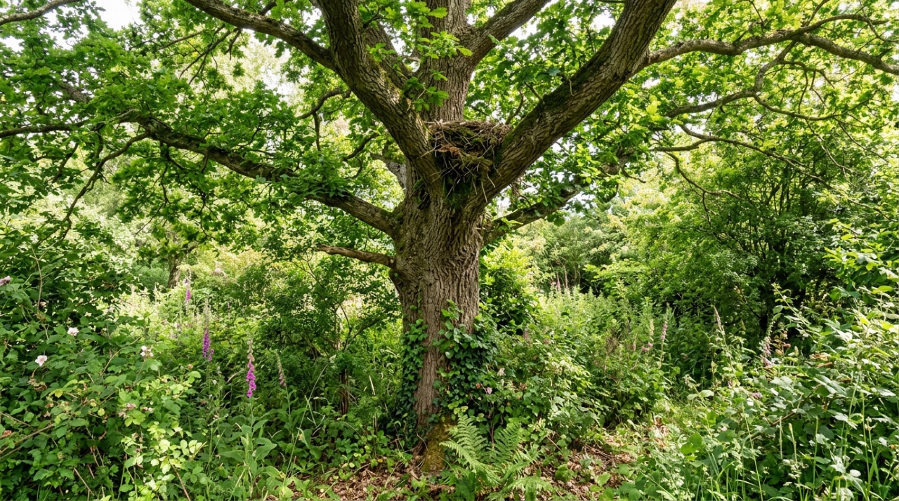 Ambiente tranquilo garante segurança para a ninhada