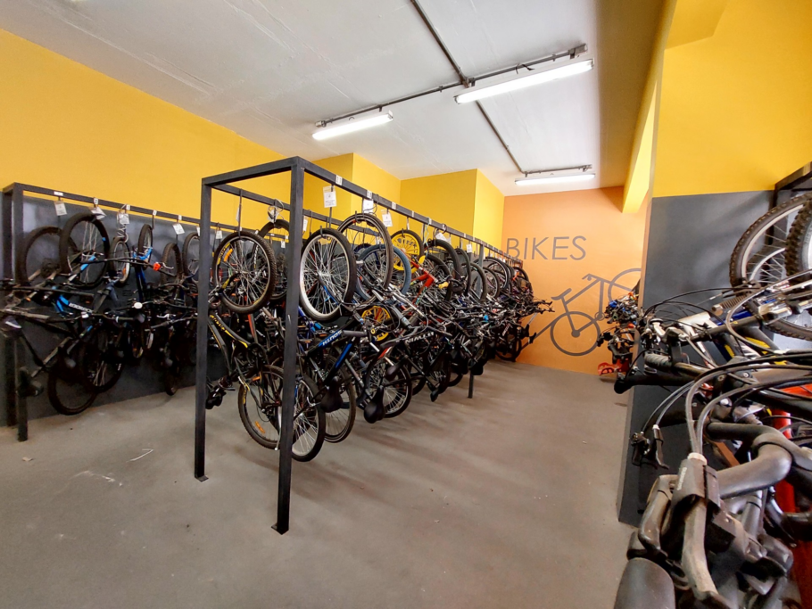 Bicicletário de condomínio em São Paulo