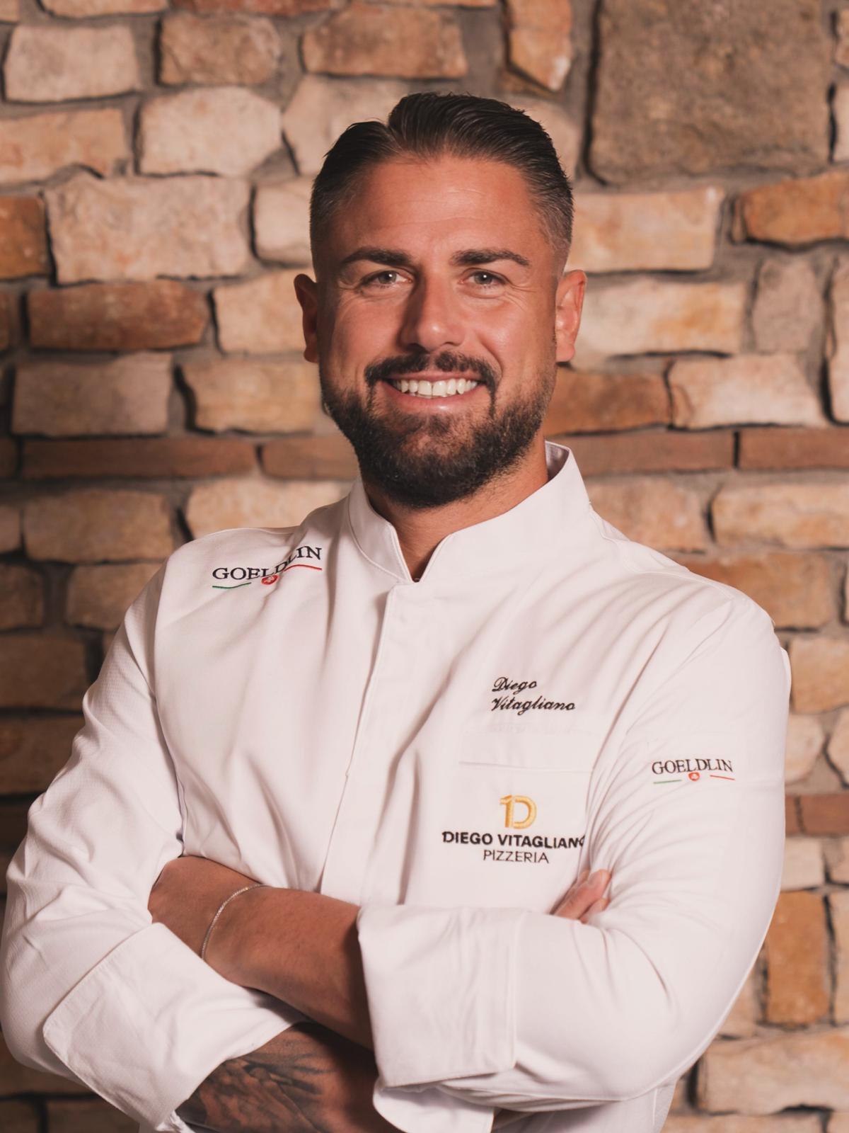 O chef italiano Diego Vitagliano, considerado um dos nomes mais influentes da nova geração de pizzaiolos