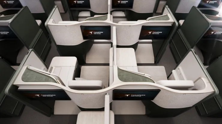 novos assentos XL+ dos A350 da China Southern