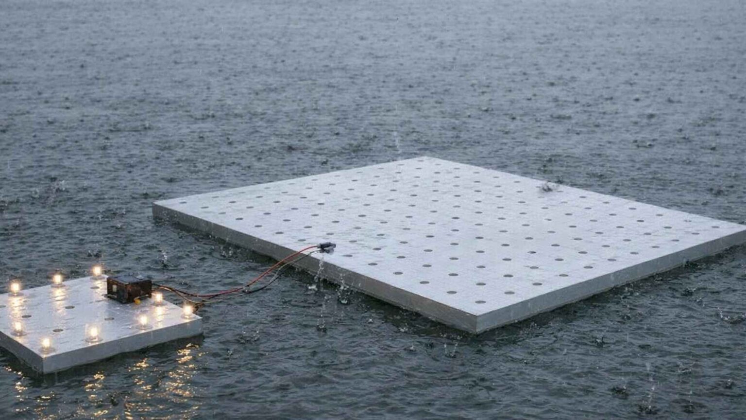 Chuva significa poças, sapatos molhados e um céu que torna os painéis solares menos úteis.