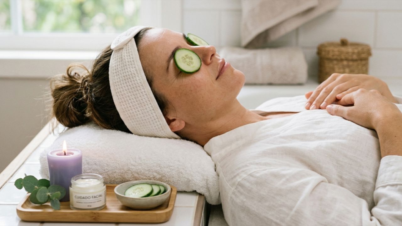 A aplicação suave e o uso do dedo anelar preservam a elasticidade da pele.