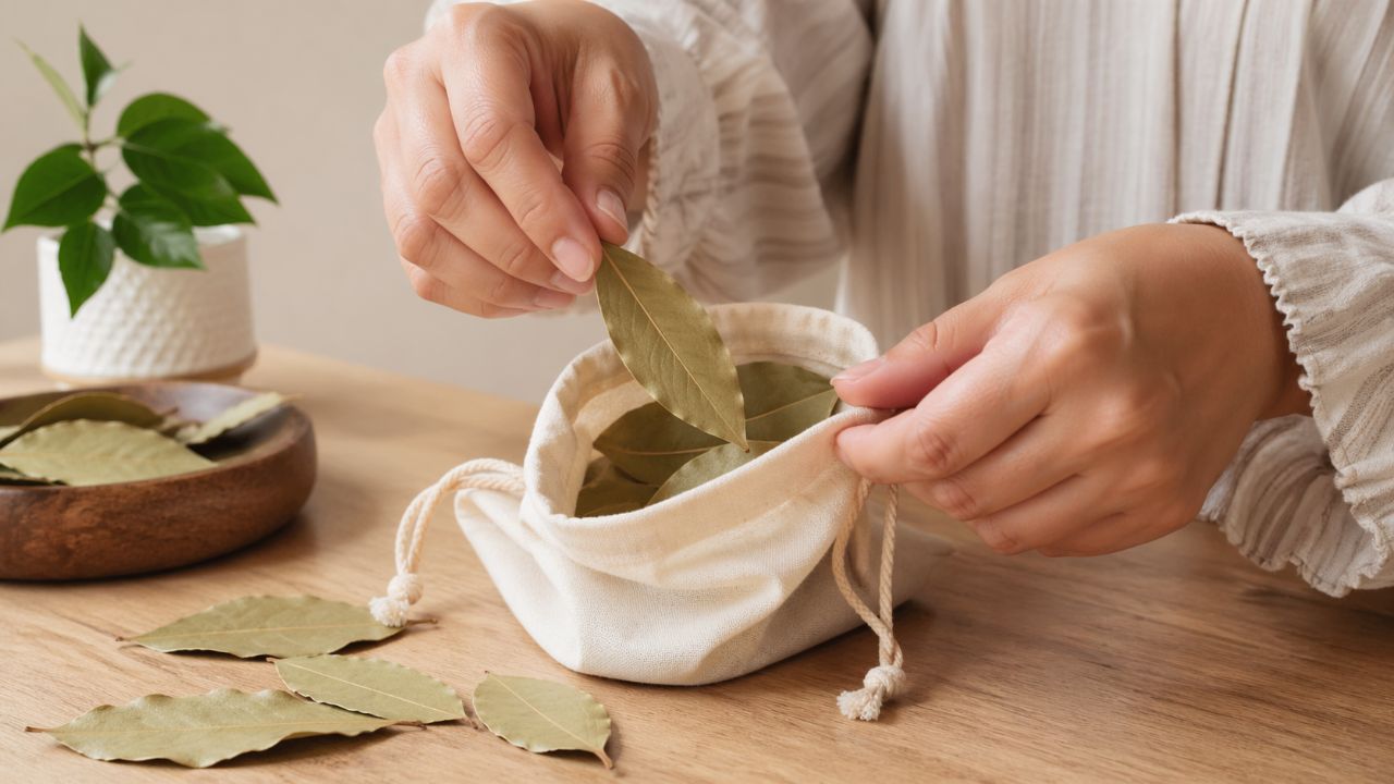 O ritual com louro nas gavetas une organização prática a intenções de proteção e prosperidade.