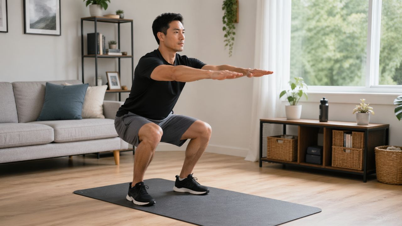 A progressão gradual nos agachamentos garante adaptação segura e previne sobrecarga muscular.