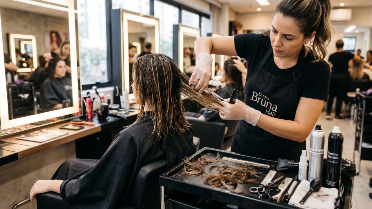 A escolha do long bob ideal depende da harmonia entre o formato do rosto, a textura dos fios e a rotina de cuidados.