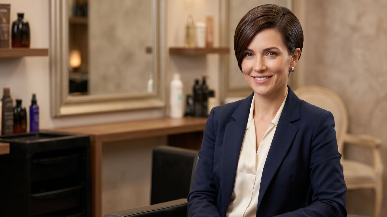 O pixie alongado alterna entre o despojado e o elegante com simples ajustes de textura e acessórios.