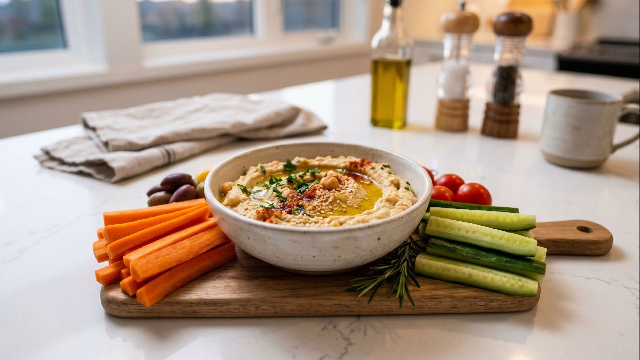 Um lanche noturno equilibrado, com proteínas e fibras, promove a saciedade e melhora a qualidade do sono e do controle de peso.