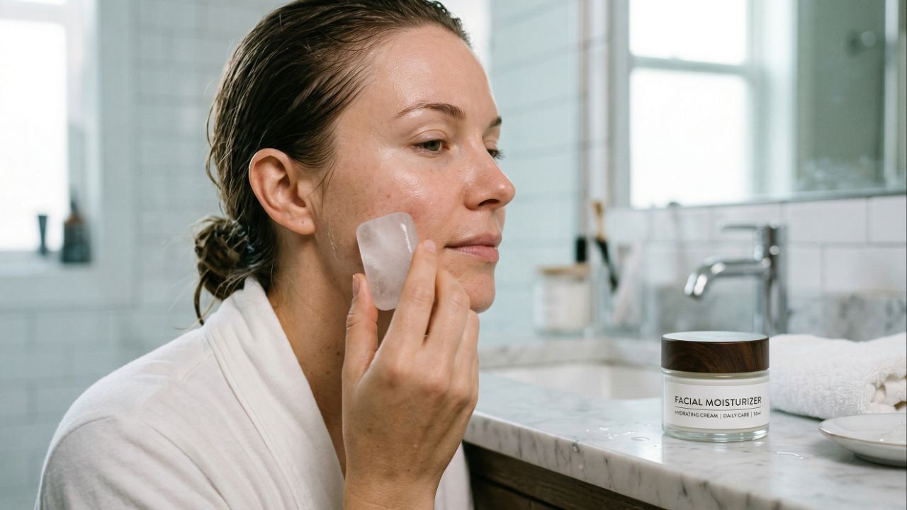 A pedra de alúmen garante firmeza e controla a oleosidade.