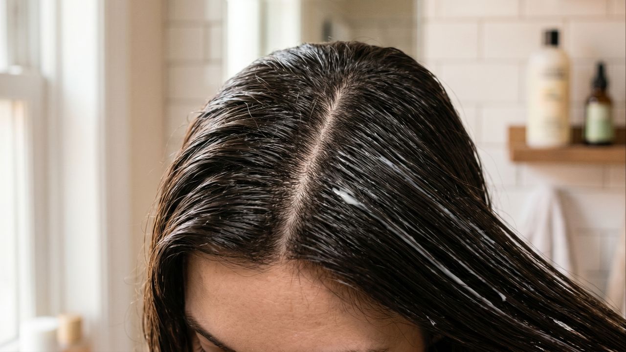 O pré-poo protege fios fragilizados e reduz danos na lavagem, mas deve ser adaptado ao tipo de cabelo para evitar oleosidade excessiva.