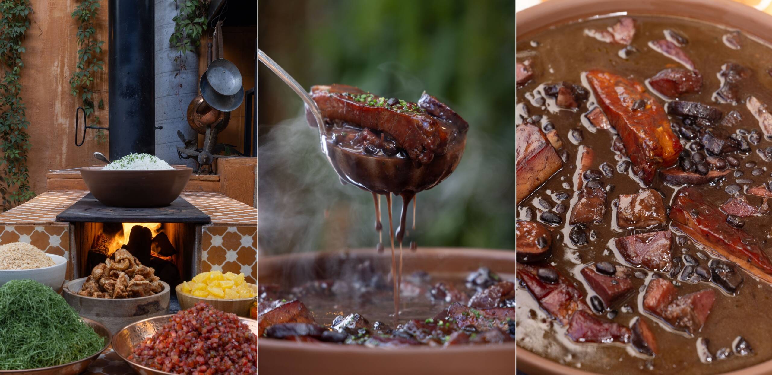 O Quintal vai funcionar todo sábado, das 13h às 18h, com a famosa feijoada do chef saindo do fogão a lenha por R$135 por pessoa