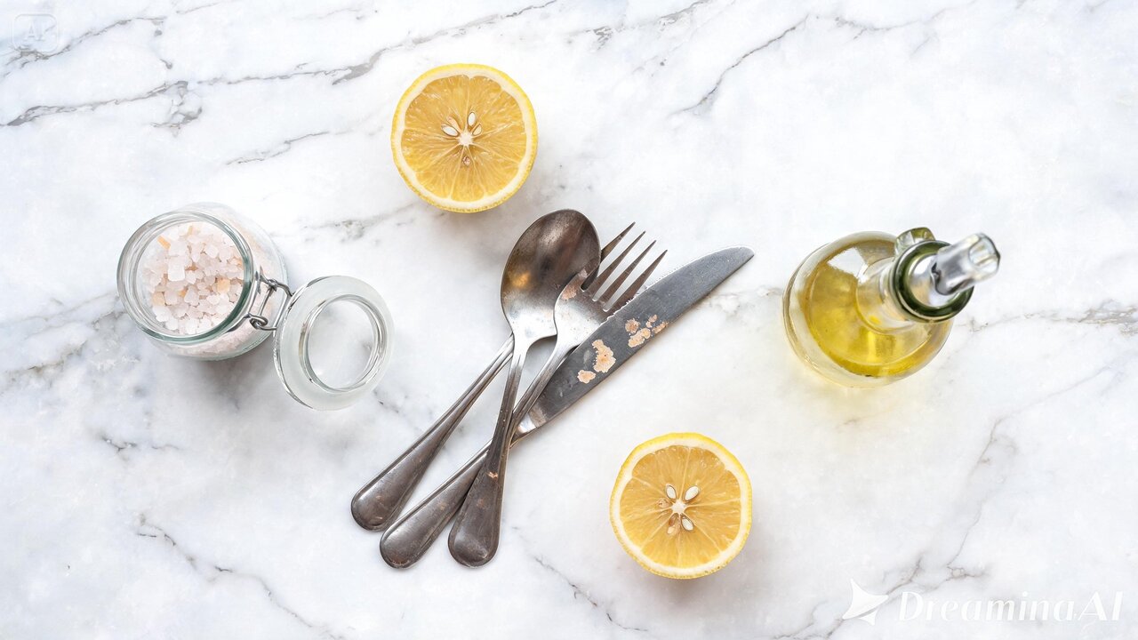 Metais opacos e manchados podem voltar a brilhar com um truque simples. Saiba como usar vinagre, limão e sal com segurança.