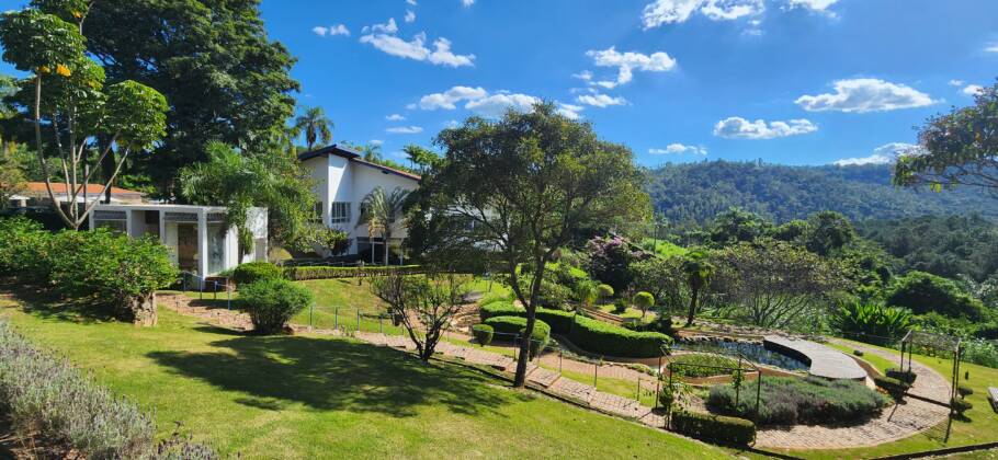 O Fazenda Sant’Anna Hotel and Wellness é cercado pelas montanhas da Mantiqueira