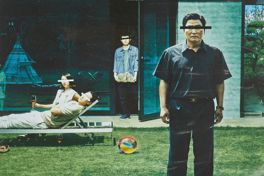 Em “Parasita”, uma família pobre se infiltra na vida de uma família rica e desencadeia uma trama tensa, marcada por segredos e desigualdades (Imagem: Reprodução digital | PANDORA FILMES)