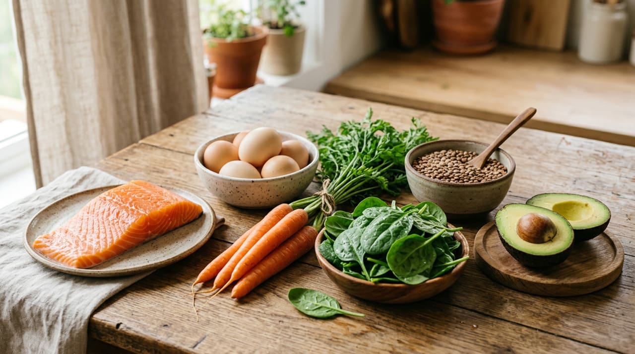 As vitaminas do complexo B são o grupo nutricional mais diretamente associado à saúde dos cabelos brancos e à manutenção da pigmentação capilar