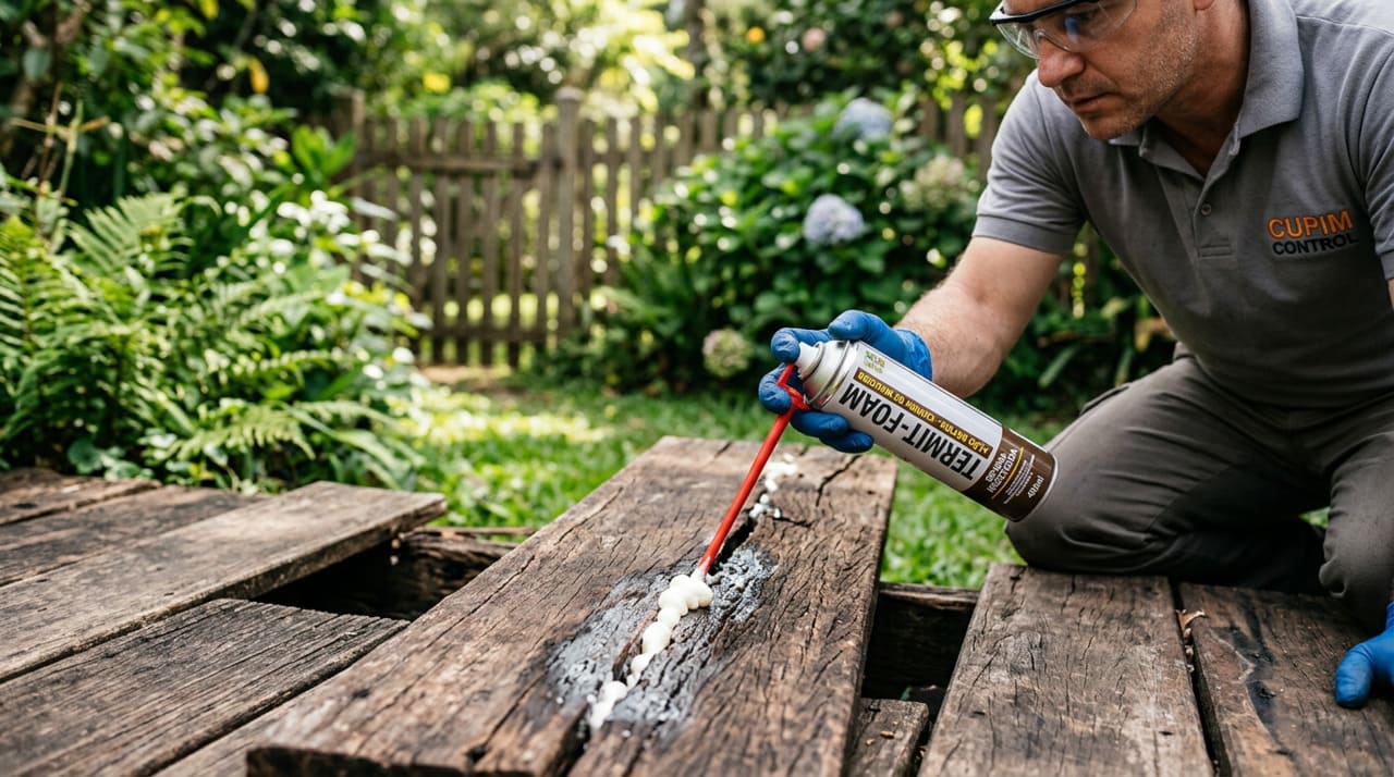 Os cupins raramente aparecem à luz do dia, o que torna a identificação precoce um desafio.