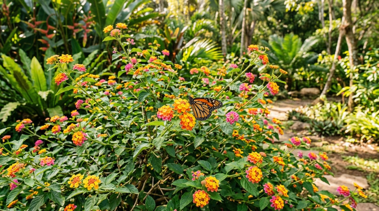 A Lantana é uma planta perene de clima tropical, que ama sol forte, calor e solo bem drenado, sem encharcamento.