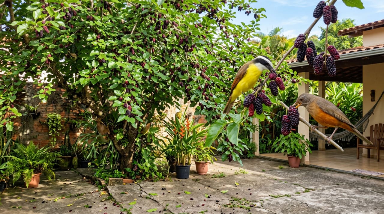 A amora-gigante é uma planta notavelmente adaptável ao clima brasileiro