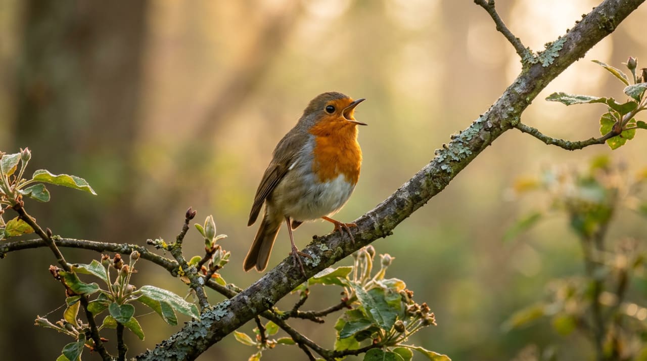 A vocalização das aves inclui sons vocais e não vocais, como o canto complexo e os chamados simples