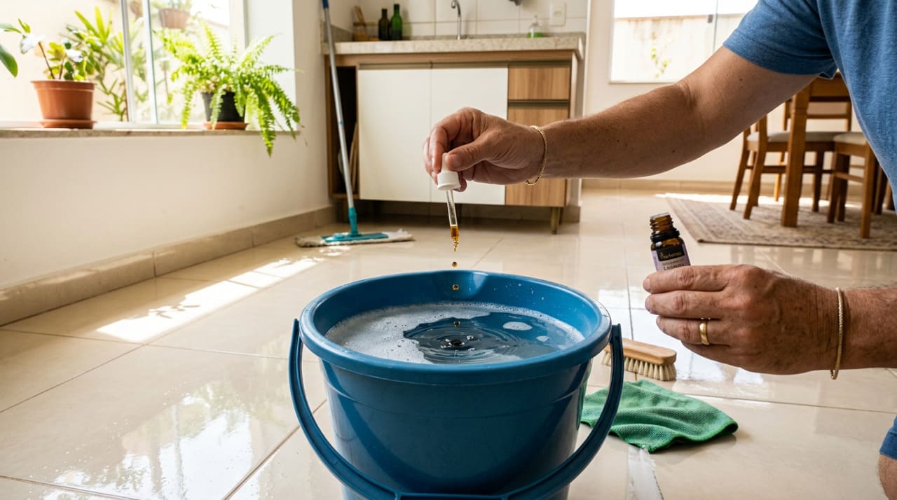 A dosagem é o detalhe que separa um resultado sutil e agradável de um ambiente com cheiro excessivo e enjoativo.