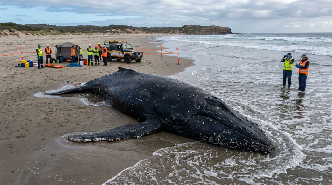 O chamado encalhe de baleias ocorre quando um grande mamífero marinho perde a capacidade de permanecer em águas profundas.