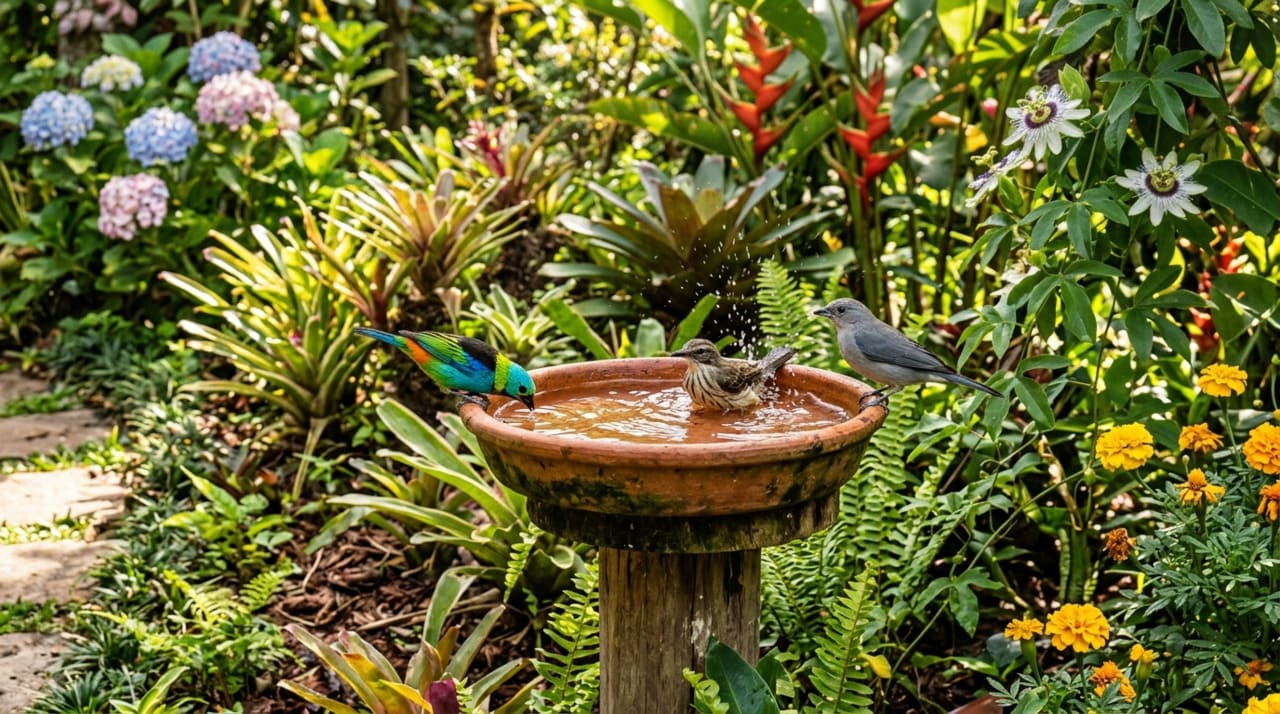Os pássaros desempenham funções ecológicas fundamentais que beneficiam diretamente a saúde das plantas e o equilíbrio do ambiente externo