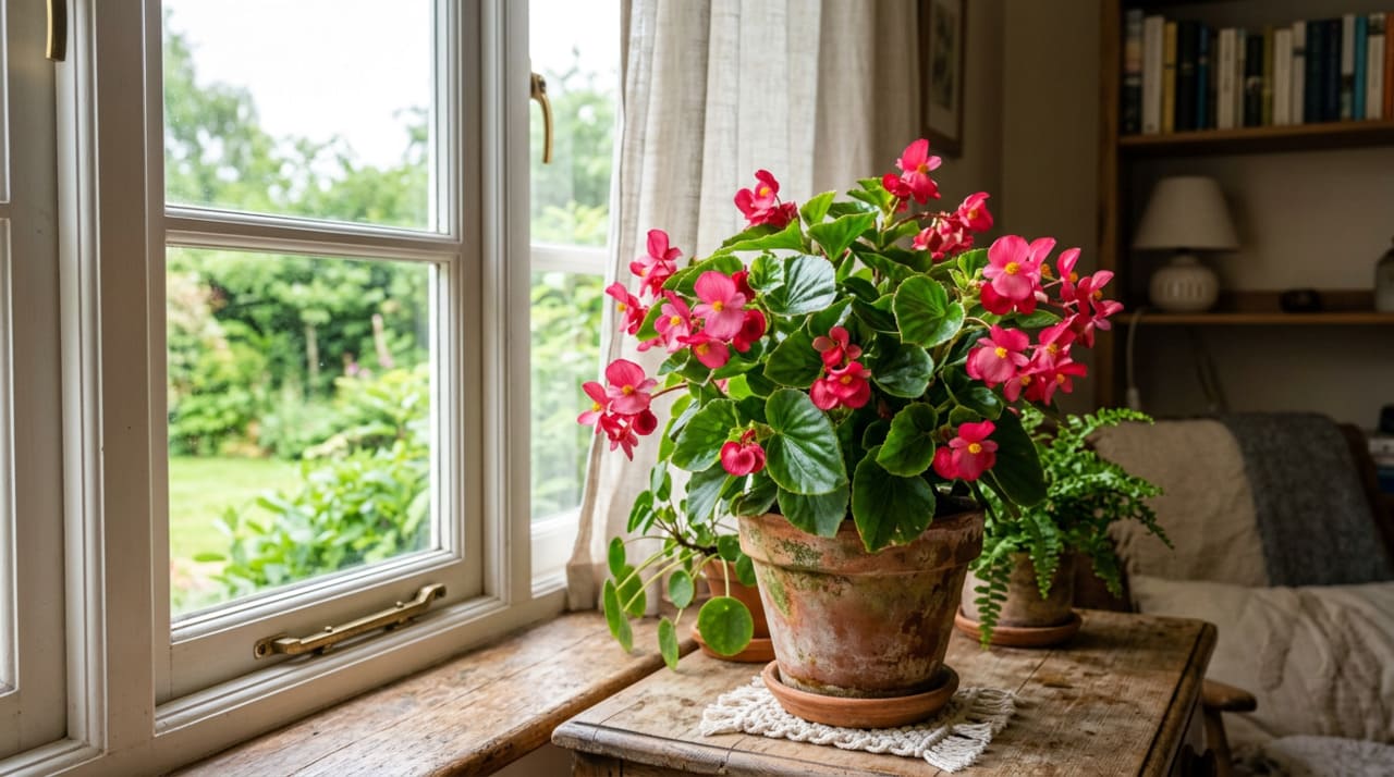 Muitas vezes, acreditamos que as begônias precisam de sol pleno para florescer, sem perceber que a maioria prefere a luz filtrada