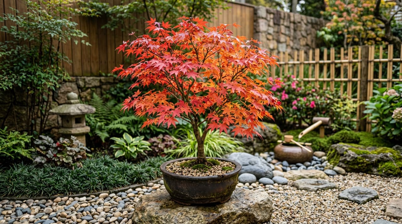 Mesmo sendo uma planta resistente, o bordo japonês exige alguns cuidados básicos para manter o vigor das folhas que mudam de cor
