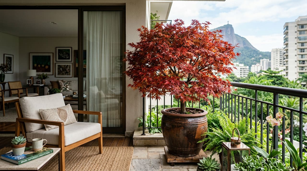 O bordo japonês (Acer palmatum) é uma árvore originária do leste da Ásia, muito ligada aos jardins japoneses clássicos.