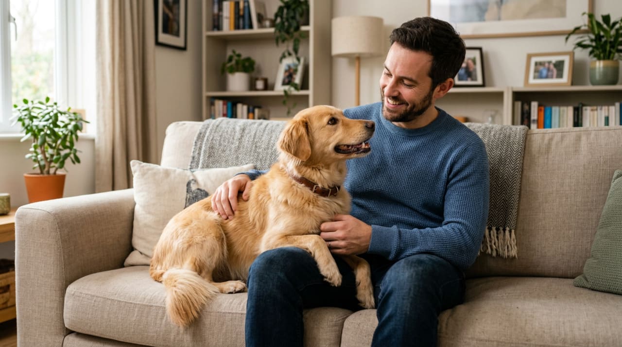 Além de olhar a posição corporal, é útil prestar atenção em pequenos sinais que mostram se o cão busca mais proteção do que carinho.